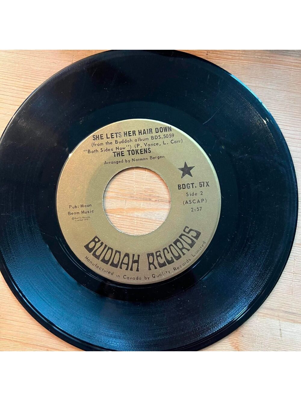 The Tokens - She lets her Hair Down/The Lion Sleeps Tonight 45rpm VG+ R11